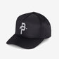Black Nylon P Hat
